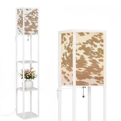 Palomino Cow Print Floor Lamp (Made in USA)
