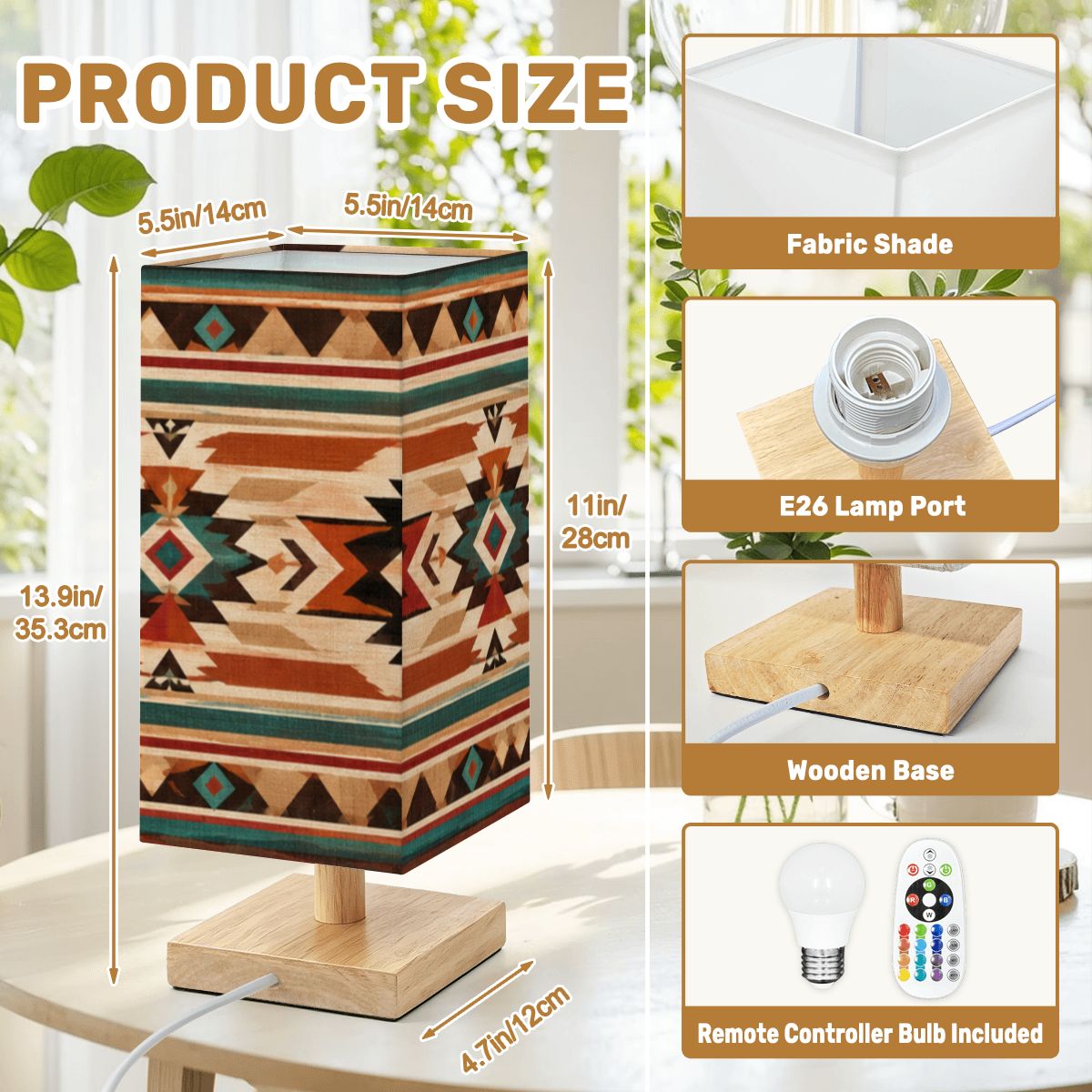 Aztec Table Lamp